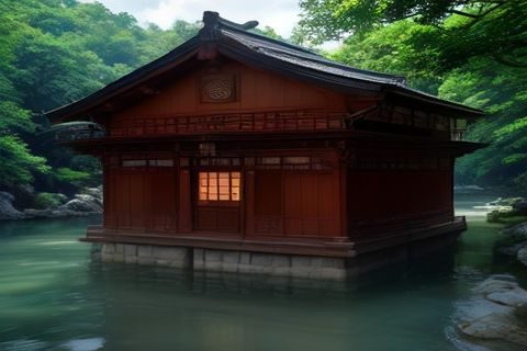 白虎萝莉导航站主编陈晓渝在整洁的工作桌前专注审阅内容导航条目，背景是满满的书架与两块显示内容管理系统的显示器，神情专注而从容